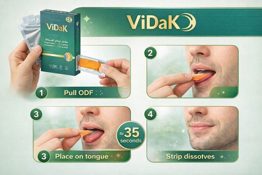 فيداك ViDaK – شرائح فموية ذائبة (ODF)